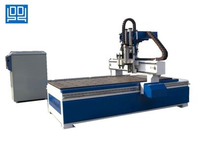 중국 두 배 스핀들 간단한 Cnc 대패 목제 절단기 공기 실린더 체계 판매용