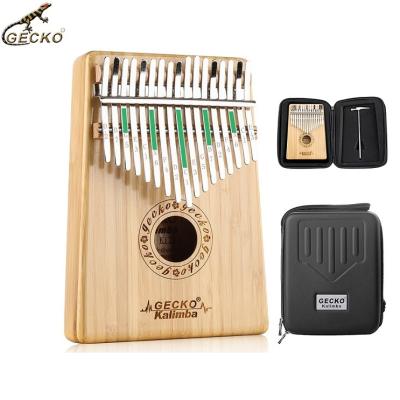 China GECKO High Quality Customizable 17 Key Finger Thumb Piano Kalimba Support Durable for sale