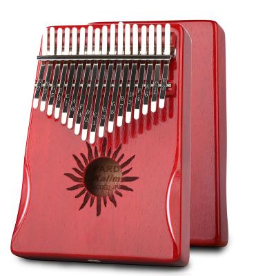 China Musical Instrument Body Support Customization Mahogany Kalimba 17 Inch Professional Playing Master Piano for sale