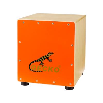 China Gecko Cajon Box Drum Professional Percussion Instrument Factory Exquisite Latest Design for sale