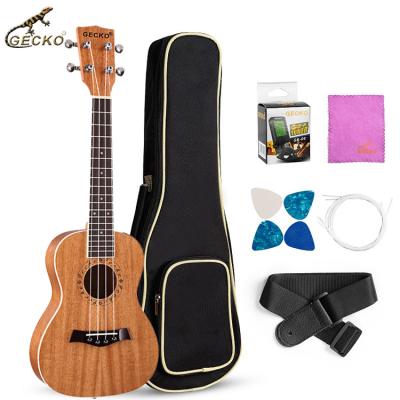 China Exquisite Gecko Sells U23MS New Series Durable Mahogany Ukulele For All Ages for sale