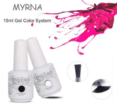 China Lady's Nail Beauty Myrna High Quality Step 3 Soak Off UV Led Gel Color Gel Nail Polish for sale