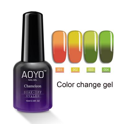 China Madame Nail Beauty Caixuan AOYO Temperature Change Color Thermal Gel, Color Change Gel, Mood Change UV Gel Nail Polish for sale