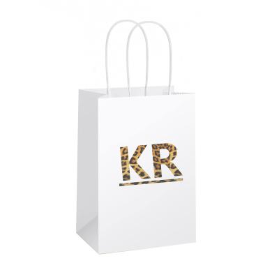 China Recycled Materials Kraft Paper Bags Brown Recyclable Paper Bag Custom LOGO Print Kraft Paper Bag Private For Clothing for sale