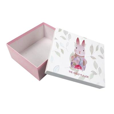 China Recycled Materials Manufacturer Printed Rigid Baby Gift Box With Lid Lamination Hard Luxury Baby Gift Box for sale