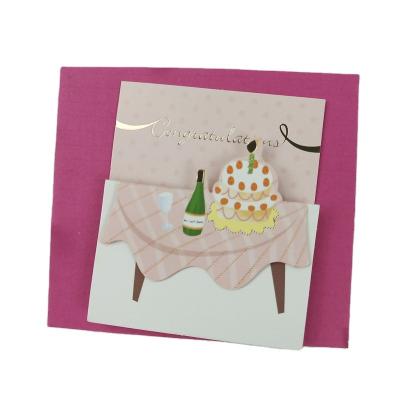 China Promotional Gift Factory Greeting Card Happy Birthday Greeting Card Print Greeting Cards for sale