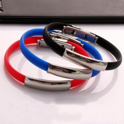 China Colorful Black Red White Stainless Steel Silicone Wristband Activity Souvenir Custom Casual/Sports Promotion Gift with Metal Plate for sale