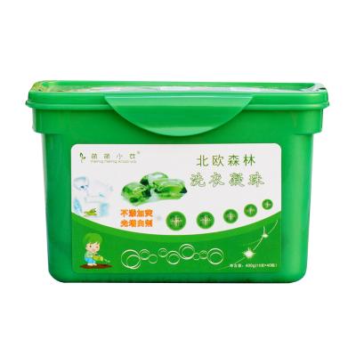 China Not Contain Agent/Fluorine/Phosphorus Cost-Effective Capsules Fluorescent Detergent Laundry Detergent Nordic Forest Laundry Condensed Detergent for sale