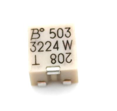 China SMD 3224W-1-503E/102E/103E/501E/502E/104E/201E/202E/203E SMD Adjustable Resistance Precision Potentiometer Multiturn Fine Tuning for sale