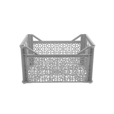 China Plastic Steel Fruit Injection Crate Frame for sale