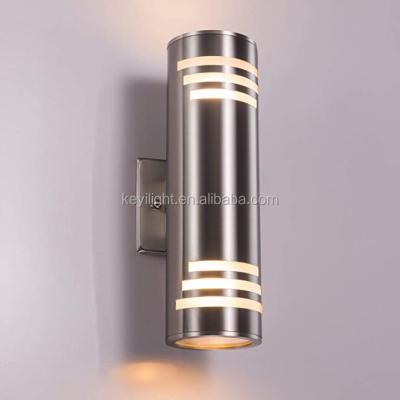 China Tempered Glass Wall Light Stainless Steel Outdoor Outdoor Garden Wall Sconce IP65 Weatherproof for Porch and Patio for sale