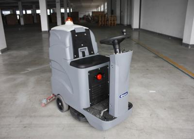 China Hotel / Office Building D7 Driving Type Ride On Floor Scrubber Dryer With Warning Light for sale