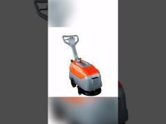 Low Noise Floor Scrubber Dryer Machine With Battery Operated Running Water