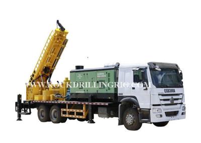 China LKW angebrachte hydraulische Wasser-Brunnenbohrung Rig Machine Dth 6 x 4 zu verkaufen