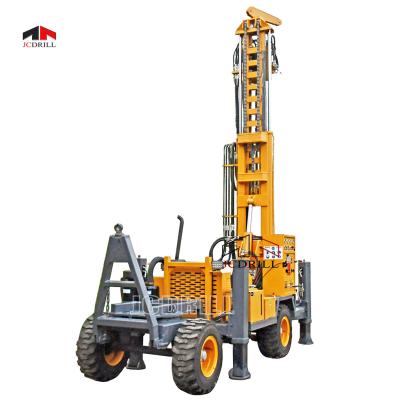 Chine Twd200 Roche Portable puits d'eau Rig moteur diesel remorque monté trou de forage à vendre