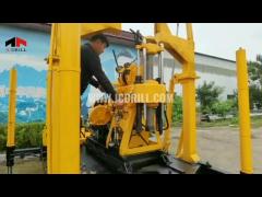 China made good quality 200m depth water bore  well drilling crawler core drilling rig