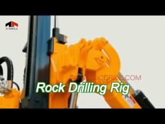 Heavy Duty 63Kw Rock Drill Rig Crawler Mounted Hydraulic Dth