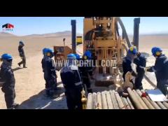 1200m Hydraulic Crawler Exploration Rc Drilling Rig Machine