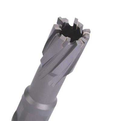 China Metal Drilling 20x35 Weldon Shank Drill Bit Maker Tct Annular Cutter Weldon With 50mm Cutting Depth for sale