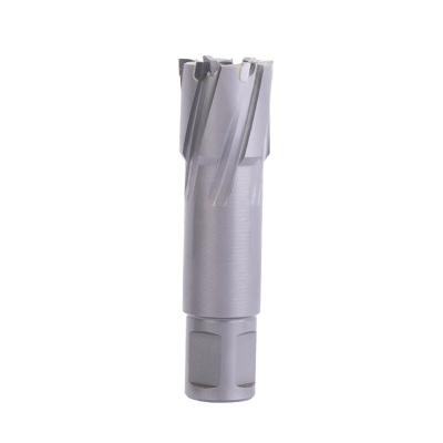 China Metal Drilling 24x50 Weldon Shank Professional Manufacturing CTT Cutter Annular Drill Bit 50mm for sale