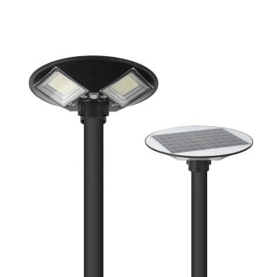 China Garden Powerful Outdoor 150w 500w 800w 1000w Remote Control 360 Degree Round Garden Light UFO Resistant Solar Street Light for sale