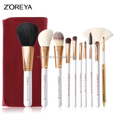 China Current Private Face Brush Free Sample 10 Pcs Makeup Brush Set Logo Making Brush Makeup for sale