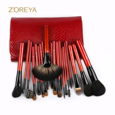 China 21pcs/set Best Face Brush Set for Makeup Brand Z'oreya Face Brush Best Animal Hair Set Makeup Brush for Face for sale