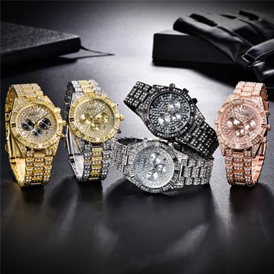 China Fashion\S Luxury Popular Dress Diamond Men&'s Watch Alloy Belt Calendar Quartz Watch Men&'s Watch New for sale