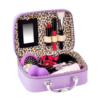 China Mordern Hot Selling Princess Cosmetic Table Kids Portable Makeup Sets Kindergarten Pretend Play Beauty Makeup Toys For Girls for sale