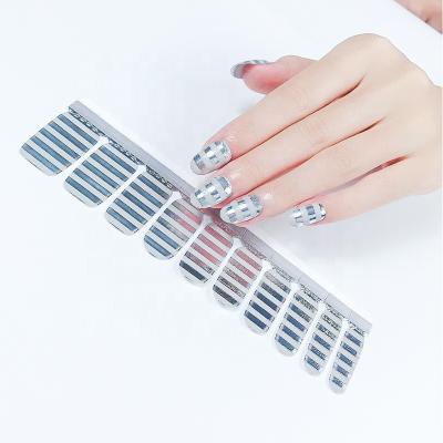 China Easy Apply And Remove Finger Nail Stickers Customized Design Nail Decal Stickers OEM ODM 2022 Available for sale