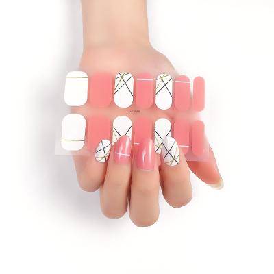 China Easy To Apply And Remove Beauty Personal Care Nail Art Fashion False Nails Acrylic Nail Stickers for sale