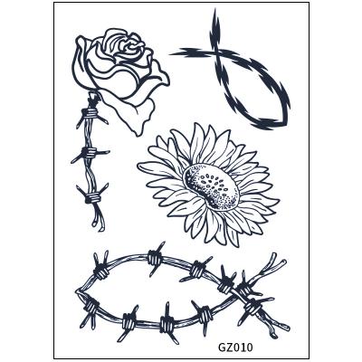 China 2022 Latest Simulation Water Transfer Temporary Tattoo Sticker Hot Selling Semi-permanent Color Semi-permanent Tattoo Sticker for sale