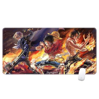 China Cartoon Big Edge Package Mousepad Large Edge Lock Ghost Mousepad Gamer Gaming Transfer Desktop Pad Internet Heat Bar for sale