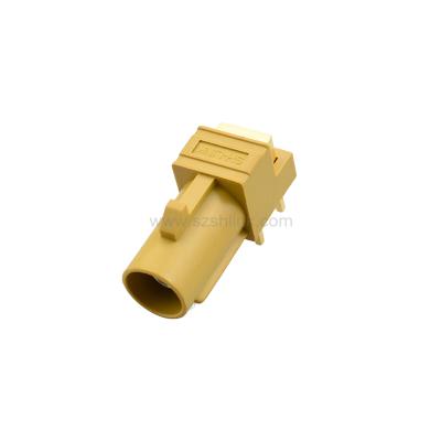 China Automotive Factory Direct K Type RA FAKRA Curry Male Connector For PCB GPS Antenna for sale