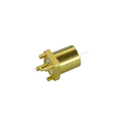 China RF 50 Ohm Female Gender Gold Plated MMCX Connector For Headphones for sale