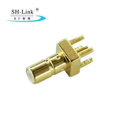 China RF Coaxial RF SSMB Male Connector For PCB for sale