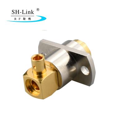 China Right Angle Communications RF BMA Coaxial Jack Female Connector for sale