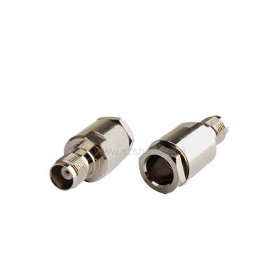 China RF TNC Female Straight Flange Connector For LMR/KSR400/RG8/RG213 Cable for sale