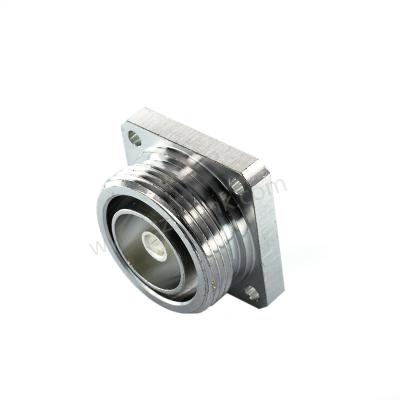 China RF Waterproof Female DIN 7/16 Flange Mount Connector for sale