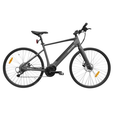 China Aluminum alloy best price mid drive city bike with 250W 36V lithium battery road electric bike and 8 speed city electric bicycle for sale