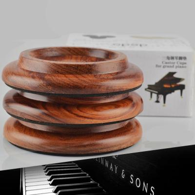 China Rose Wood PA-22 Musical Instrument Piano Accessories Rosewood Grand Piano Feet Protectors for sale