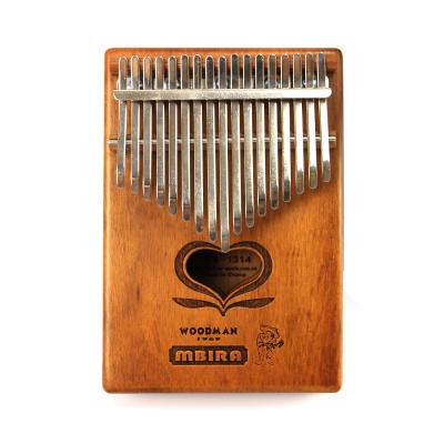 China Playing 2020 new and popular music kalimba pianos wooman17 inch keys for sale