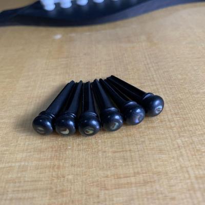 China Series Wholesale Ebony Parts GUITAR GUITAR Guitar Bridge Pin Material for sale