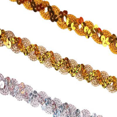 China Sustainable 1.5cm DIY Lace Sewing Accessories Fabric Polyester Ribbon Braided Trimming Lace Trim for sale