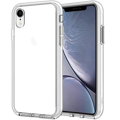 China Cheap Anti-drop TPU Cell Phone Cases Transparent Phone Cover +2PCS HD Clear Tempered Glasses For Iphone XR 6.1inch for sale