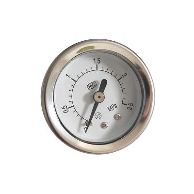 China Iron shell factory direct sale 25bar boiling water machine iron shell support pressure gauge for sale