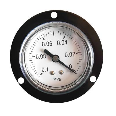 China Machine Equipment 50mm Disc Black Vacuum Pressure Gauge For Machine Equipment for sale