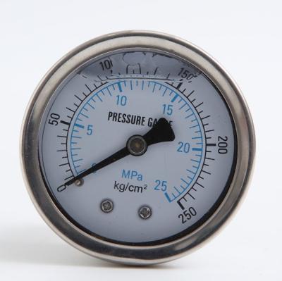 China Machine Equipment High Precision Liquid Oil Filling Pressure Gauge , Fuel Pressure Meter for sale