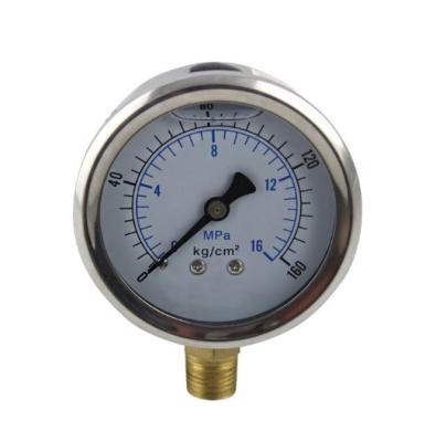 China Professional Machine Equipment Stainless Steel Shockproof Pressure Gauge , Oil Level Gauge Tape Meter for sale