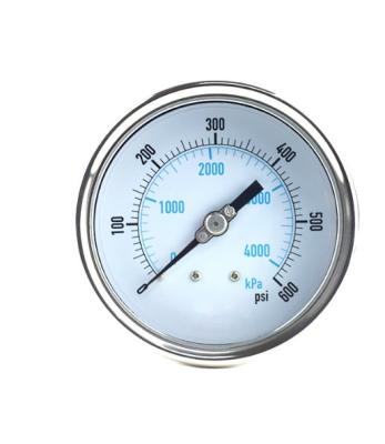 China Machine Equipment 100MM Stainless Steel Axial Pressure Gauge With Factory Price for sale